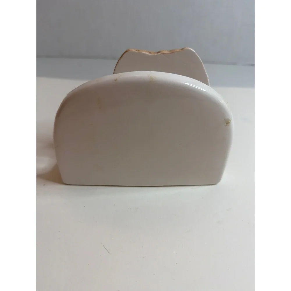 The‎ Cooks Bazaar Stephanie Ceramic Bunny Napkin Holder Easter Spring Decor